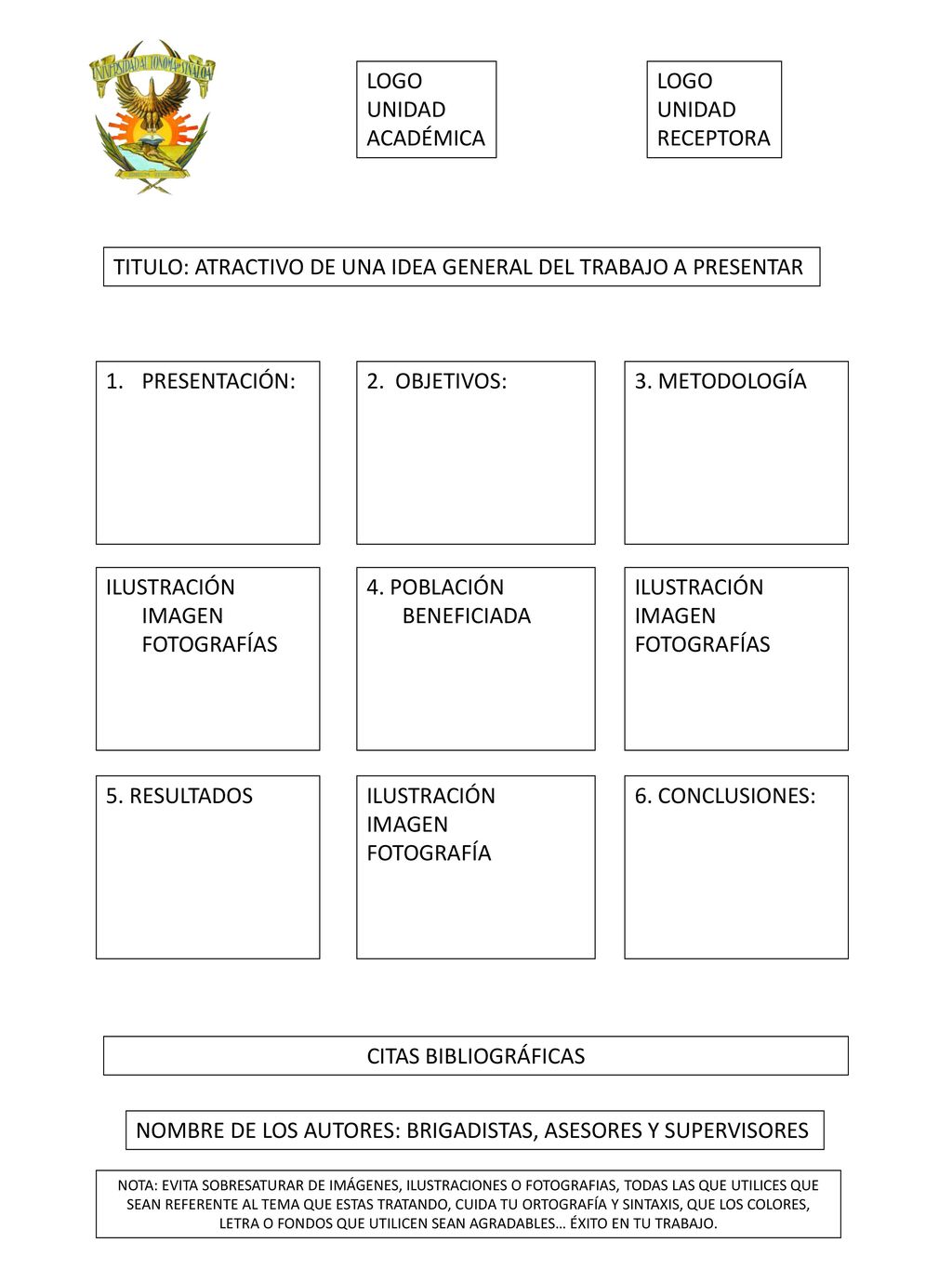 TITULO: ATRACTIVO DE UNA IDEA GENERAL DEL TRABAJO A PRESENTAR