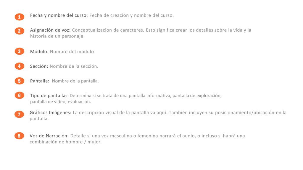 Fecha y nombre del curso: Fecha de creación y nombre del curso.