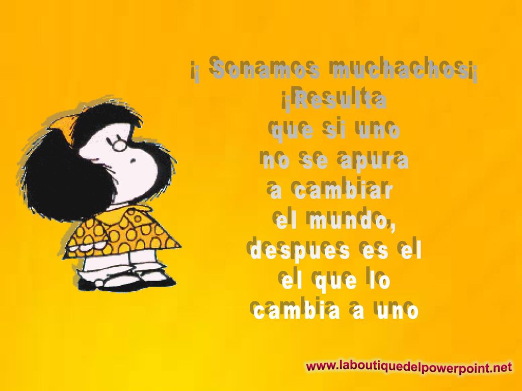 ¡ Sonamos muchachos¡ ¡Resulta que si uno no se apura a cambiar