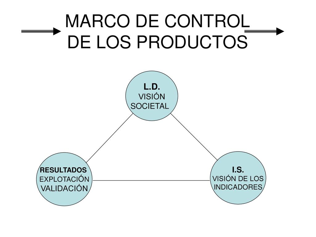 MARCO DE CONTROL DE LOS PRODUCTOS