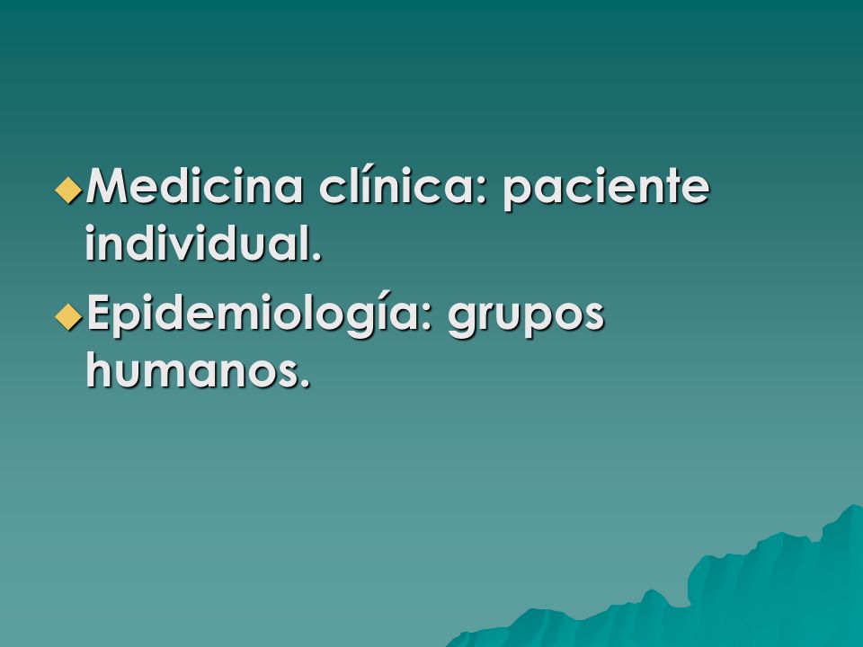 Medicina clínica: paciente individual.