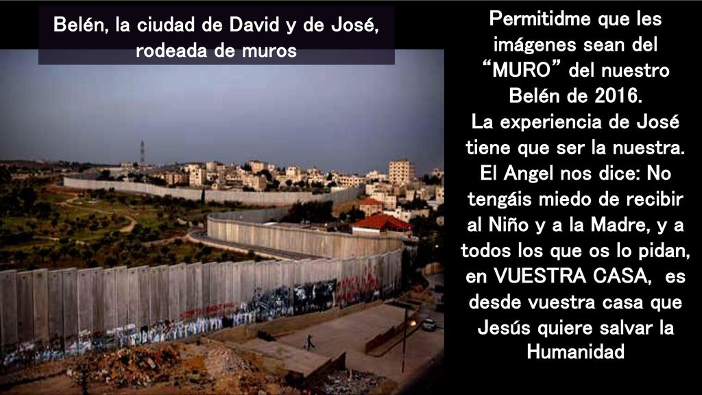 Permitidme que les imágenes sean del MURO del nuestro Belén de 2016.