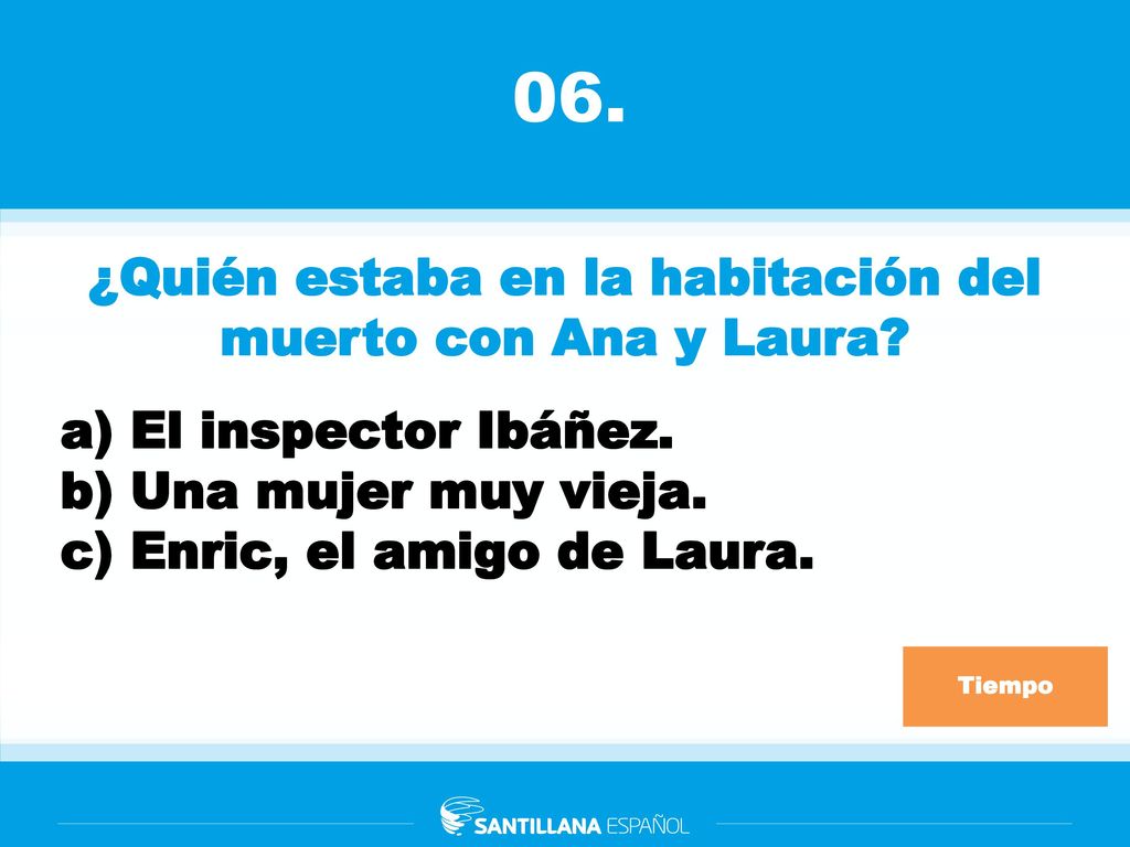 ¿Quién estaba en la habitación del muerto con Ana y Laura