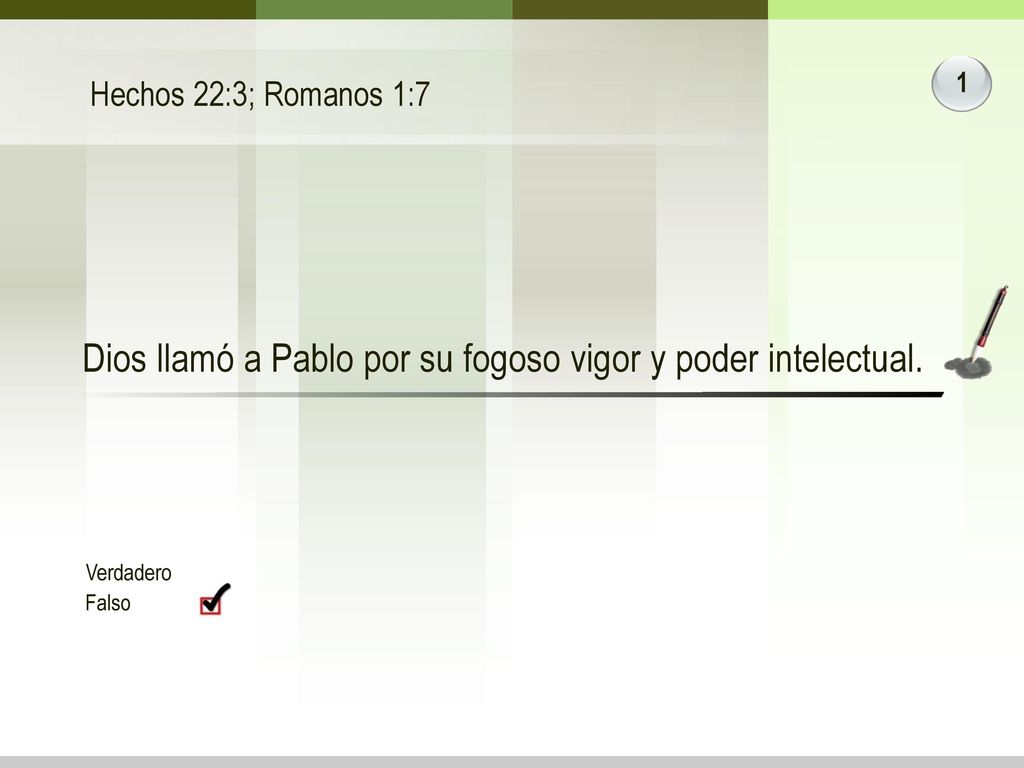 Dios llamó a Pablo por su fogoso vigor y poder intelectual.
