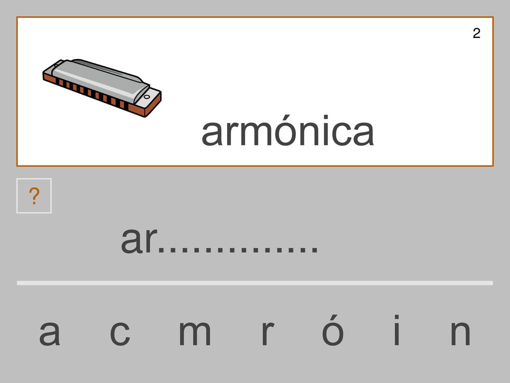 2 armónica ar a c m r ó i n