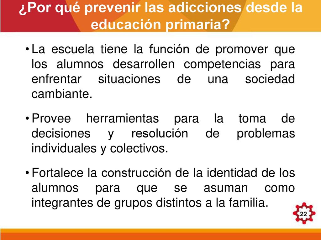 ¿Por qué prevenir las adicciones desde la educación primaria