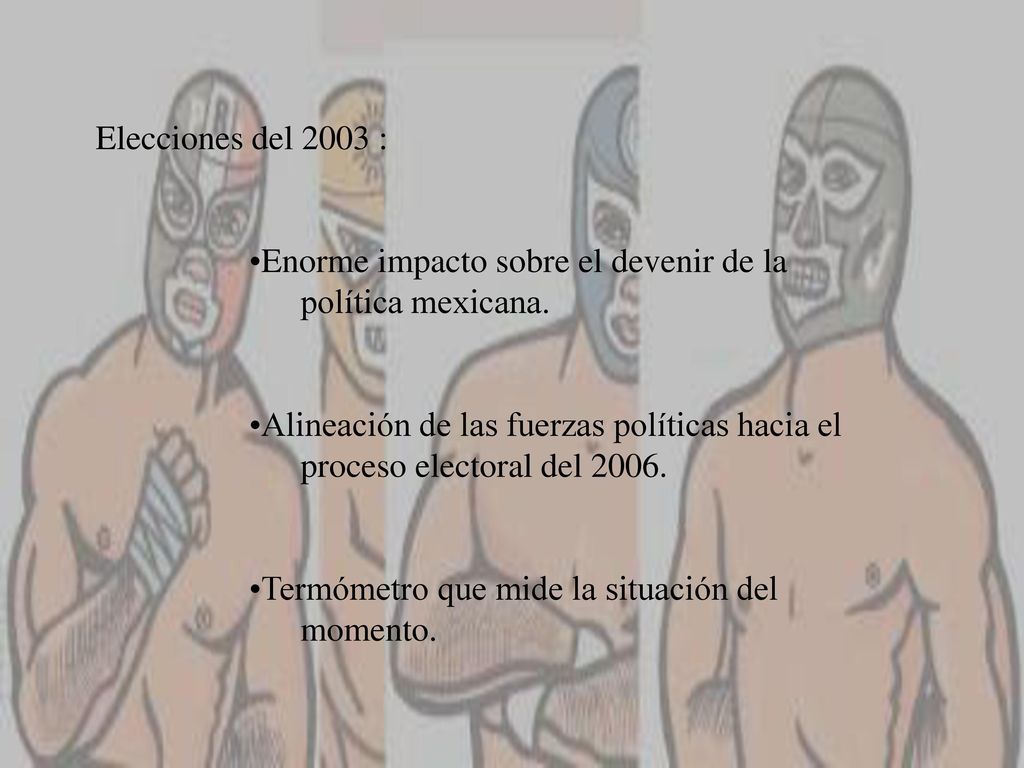 Elecciones del 2003 : Enorme impacto sobre el devenir de la política mexicana.