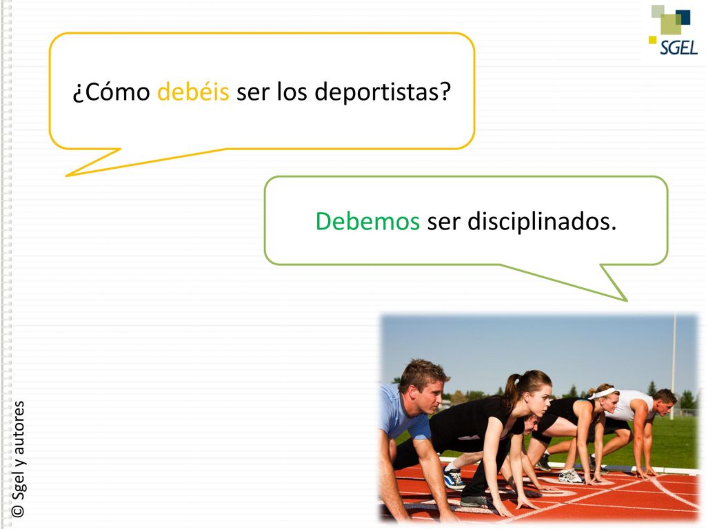 ¿Cómo debéis ser los deportistas ¿Cómo debéis ser los deportistas