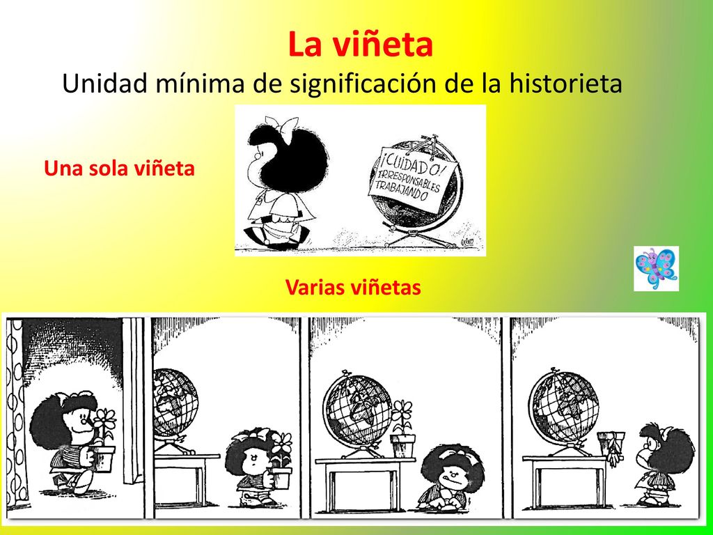 La viñeta Unidad mínima de significación de la historieta