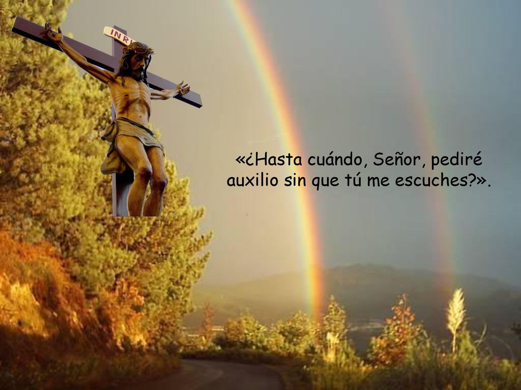«¿Hasta cuándo, Señor, pediré auxilio sin que tú me escuches ».
