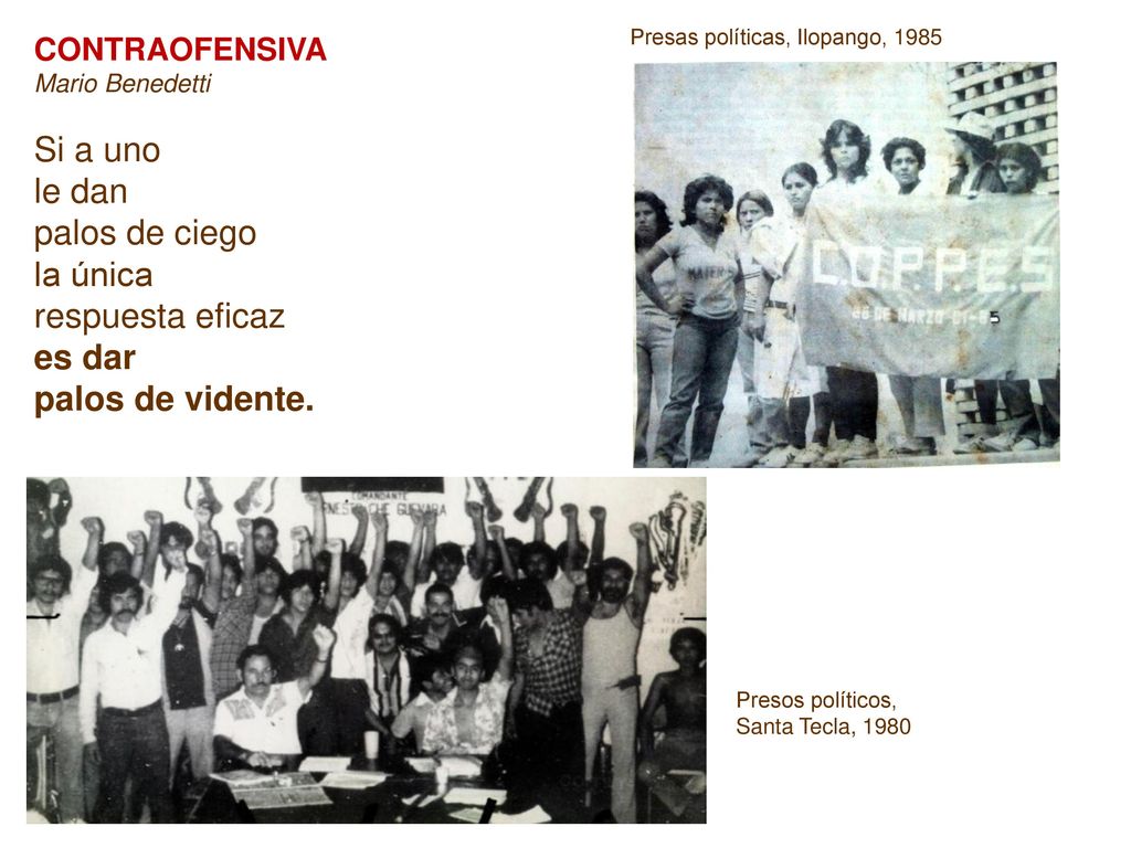 Si a uno le dan palos de ciego la única respuesta eficaz es dar