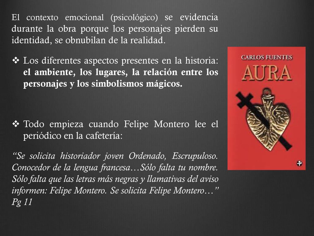 Todo empieza cuando Felipe Montero lee el periódico en la cafetería: