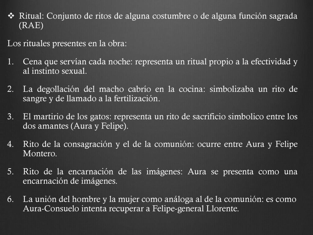 Ritual: Conjunto de ritos de alguna costumbre o de alguna función sagrada (RAE)