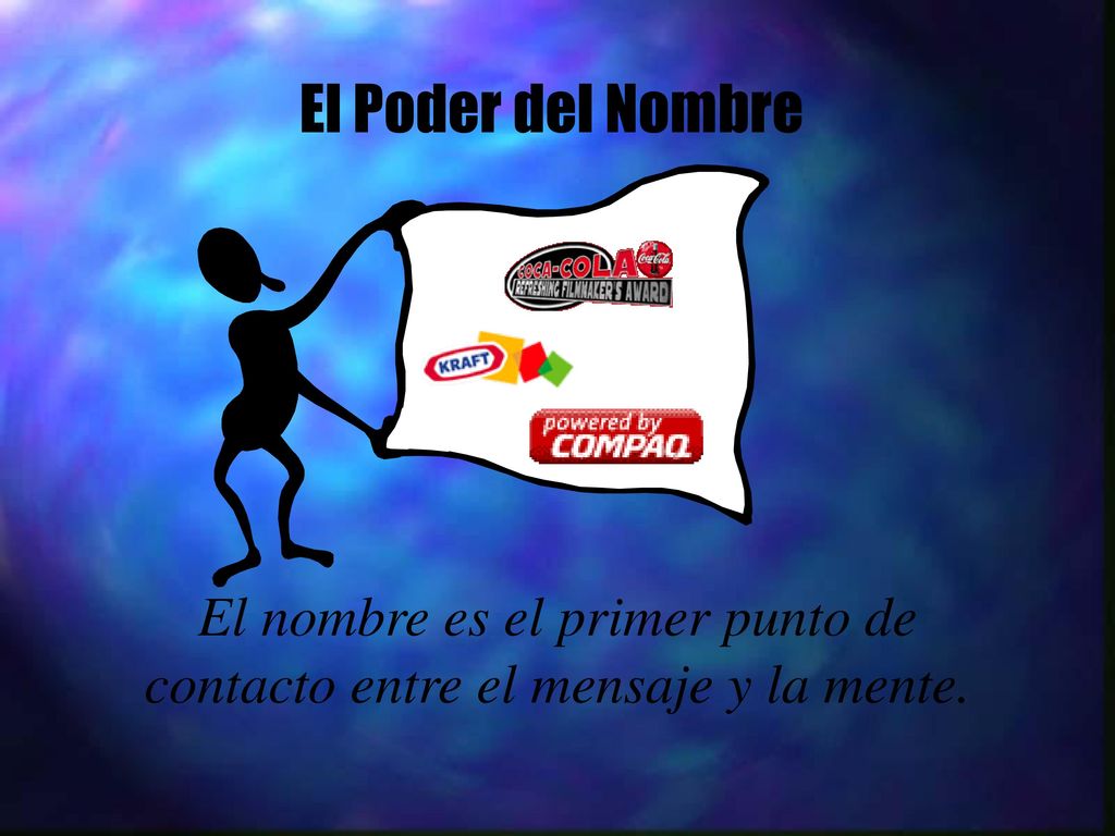 El nombre es el primer punto de contacto entre el mensaje y la mente.