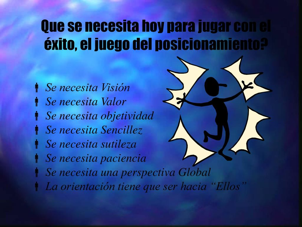 Que se necesita hoy para jugar con el éxito, el juego del posicionamiento