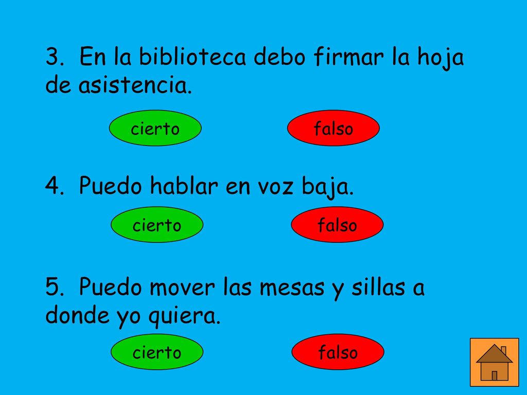 3. En la biblioteca debo firmar la hoja de asistencia.
