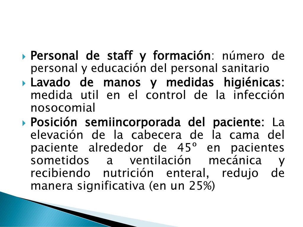Personal de staff y formación: número de personal y educación del personal sanitario