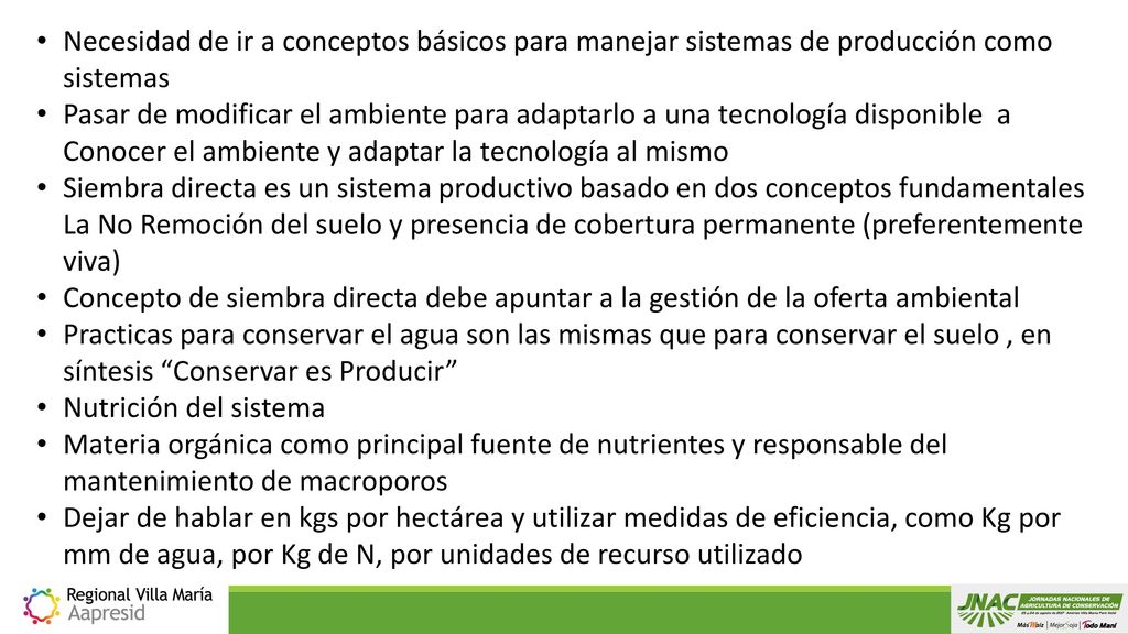Necesidad de ir a conceptos básicos para manejar sistemas de producción como sistemas