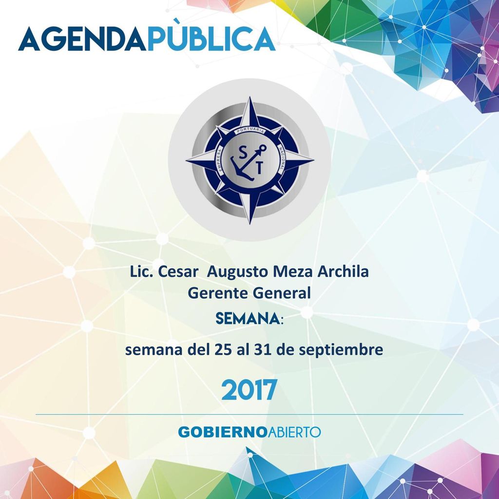 Lic. Cesar Augusto Meza Archila semana del 25 al 31 de septiembre