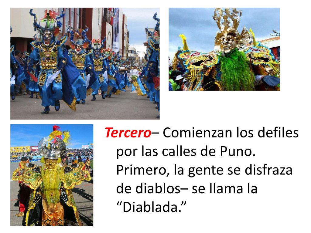 Tercero– Comienzan los defiles por las calles de Puno