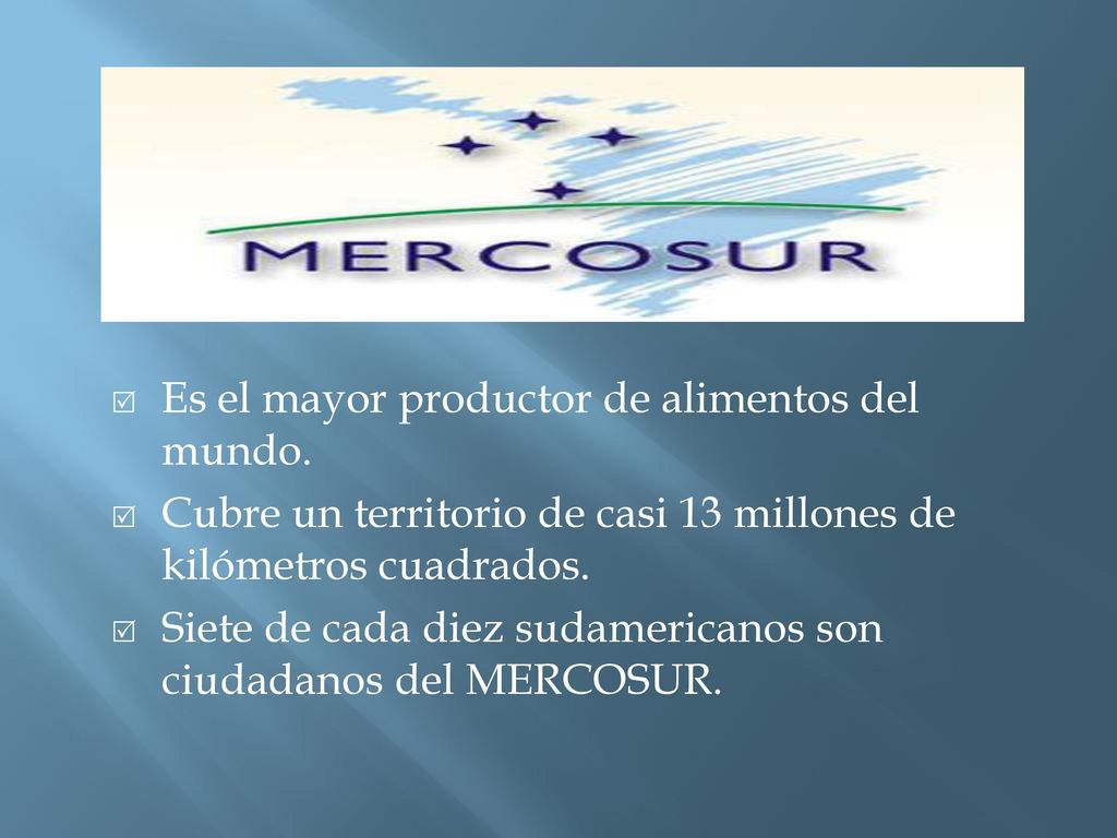 Es el mayor productor de alimentos del mundo.