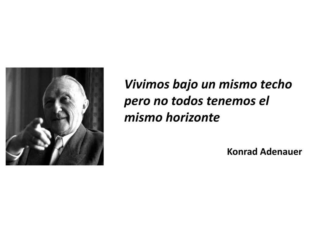 Vivimos bajo un mismo techo pero no todos tenemos el mismo horizonte
