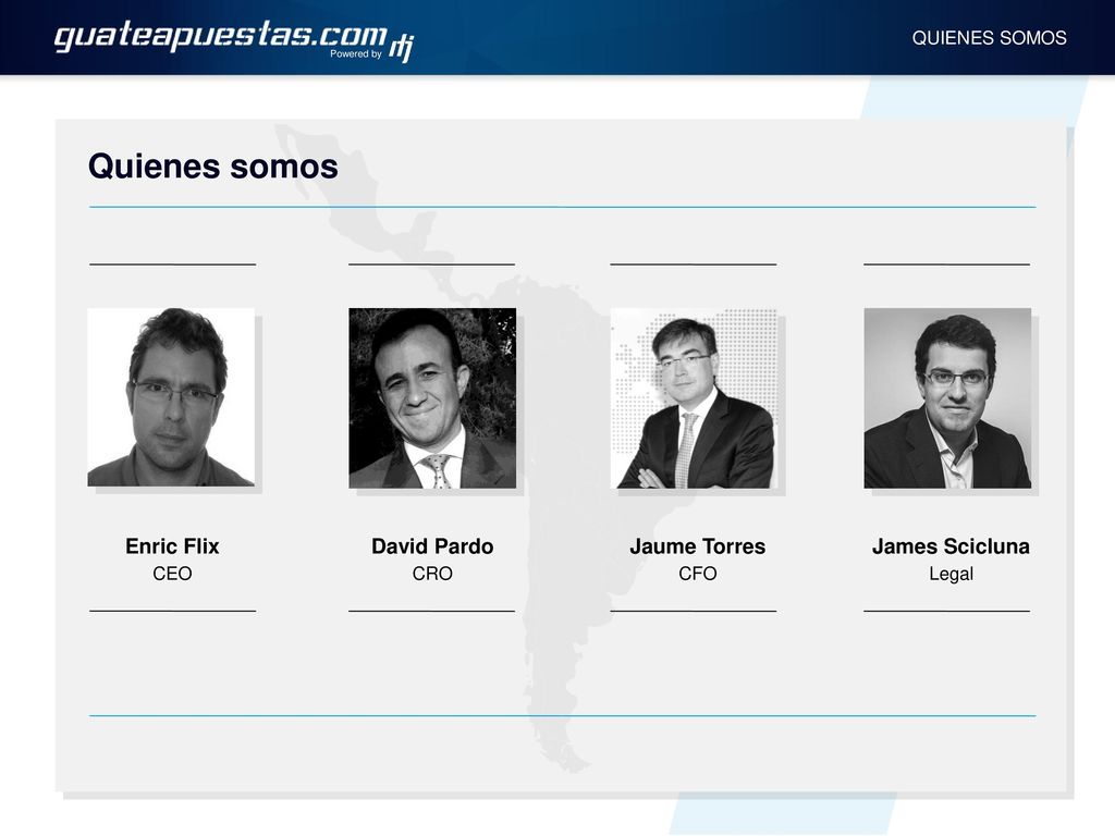 Quienes somos Enric Flix David Pardo Jaume Torres James Scicluna 13 13