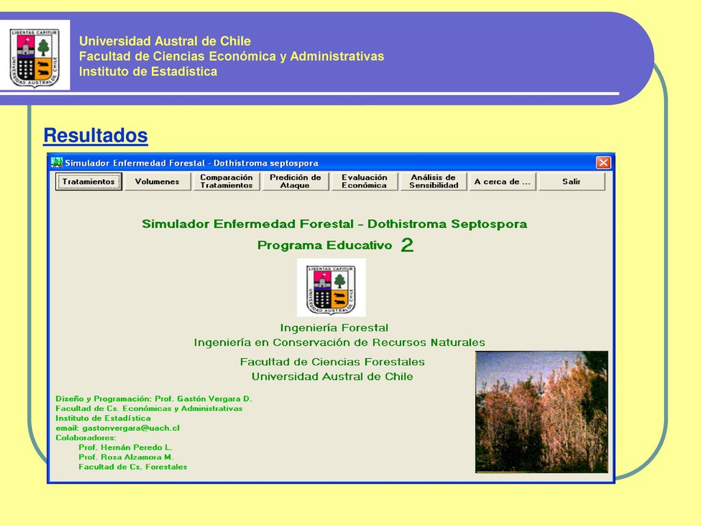 Universidad Austral de Chile Facultad de Ciencias Económica y Administrativas Instituto de Estadística