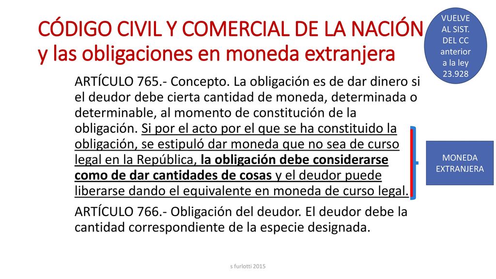 VUELVE AL SIST. DEL CC anterior a la ley