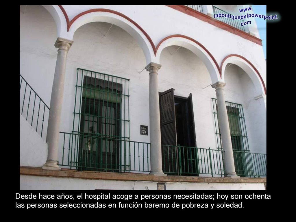 Desde hace años, el hospital acoge a personas necesitadas; hoy son ochenta las personas seleccionadas en función baremo de pobreza y soledad.