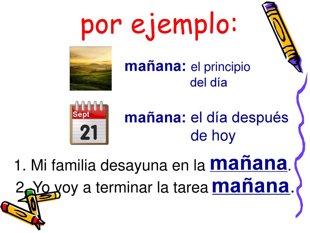 2. Yo voy a terminar la tarea _ __ .
