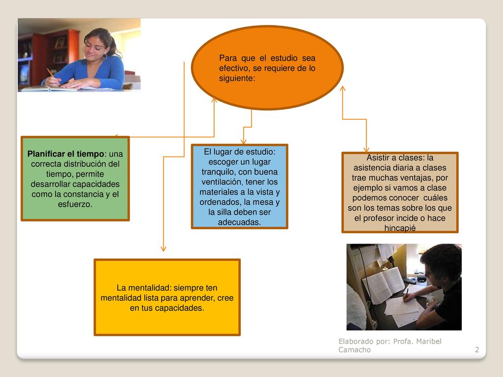 Para que el estudio sea efectivo, se requiere de lo siguiente: