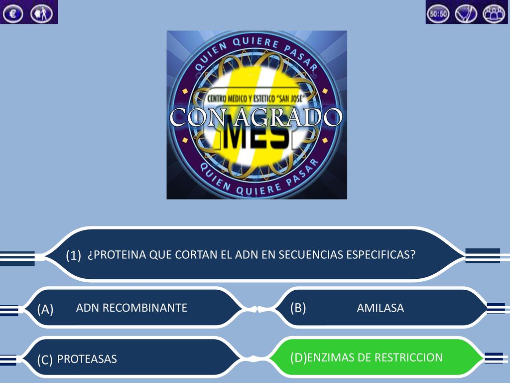 ¿PROTEINA QUE CORTAN EL ADN EN SECUENCIAS ESPECIFICAS