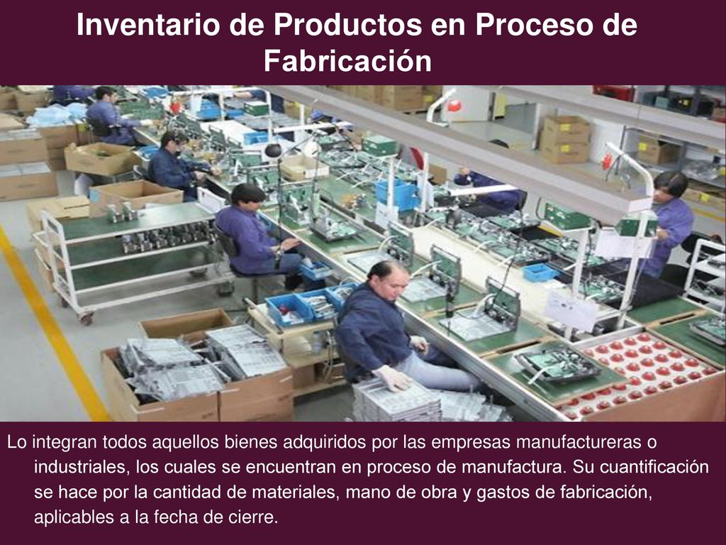 Inventario de Productos en Proceso de Fabricación