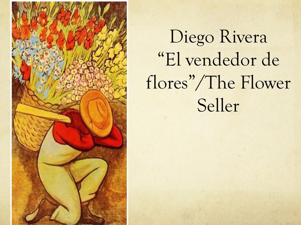 Diego Rivera El vendedor de flores /The Flower Seller