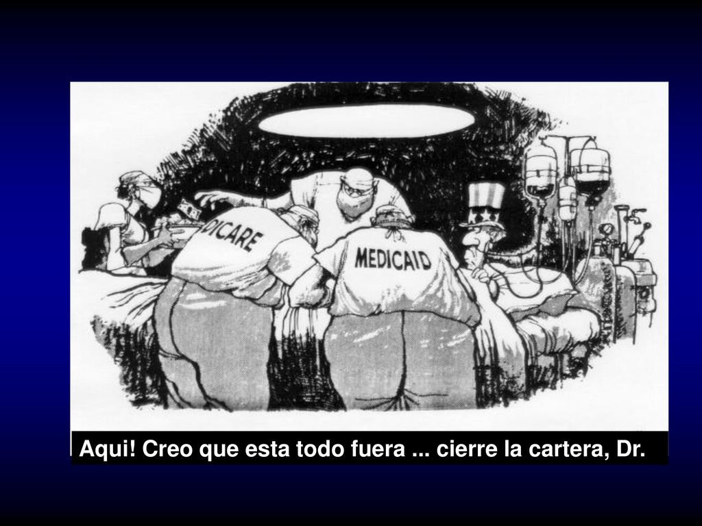 Aqui! Creo que esta todo fuera ... cierre la cartera, Dr.