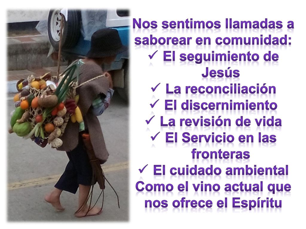 Nos sentimos llamadas a saborear en comunidad: El seguimiento de Jesús