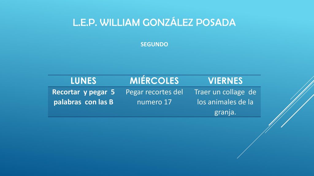 Recortar y pegar 5 palabras con las B