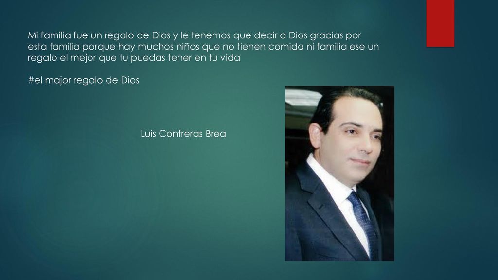 Mi familia fue un regalo de Dios y le tenemos que decir a Dios gracias por esta familia porque hay muchos niños que no tienen comida ni familia ese un regalo el mejor que tu puedas tener en tu vida #el major regalo de Dios