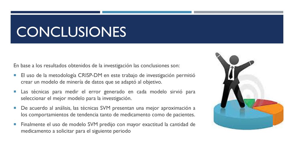 conclusiones En base a los resultados obtenidos de la investigación las conclusiones son: