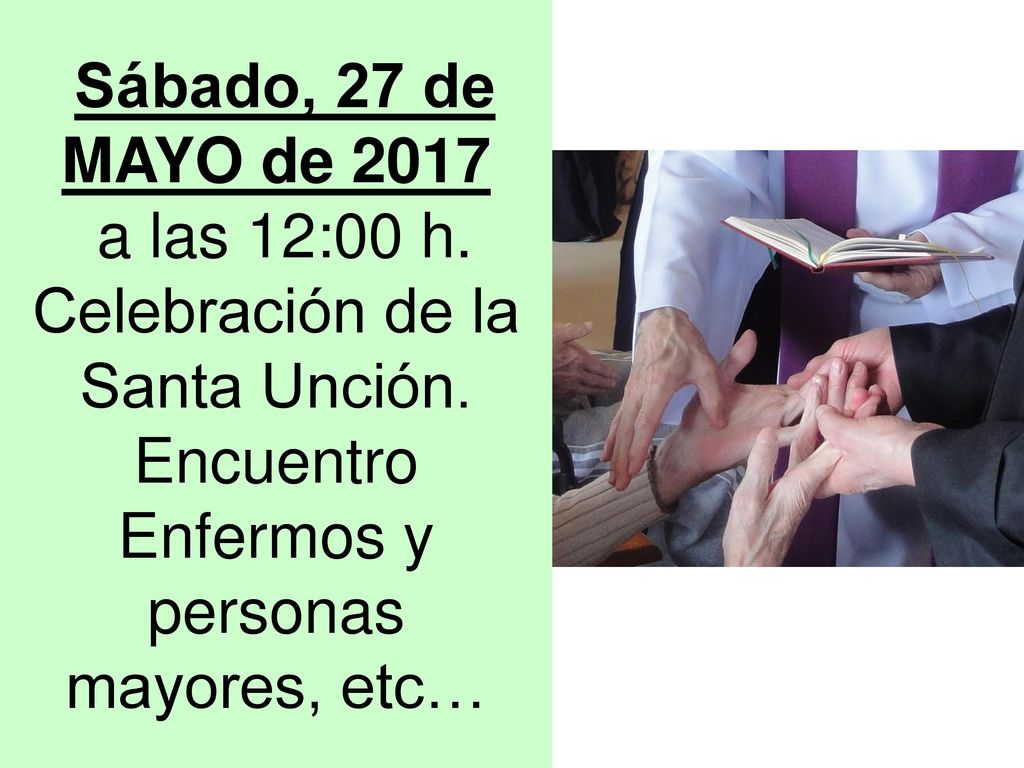 Sábado, 27 de MAYO de 2017 a las 12:00 h