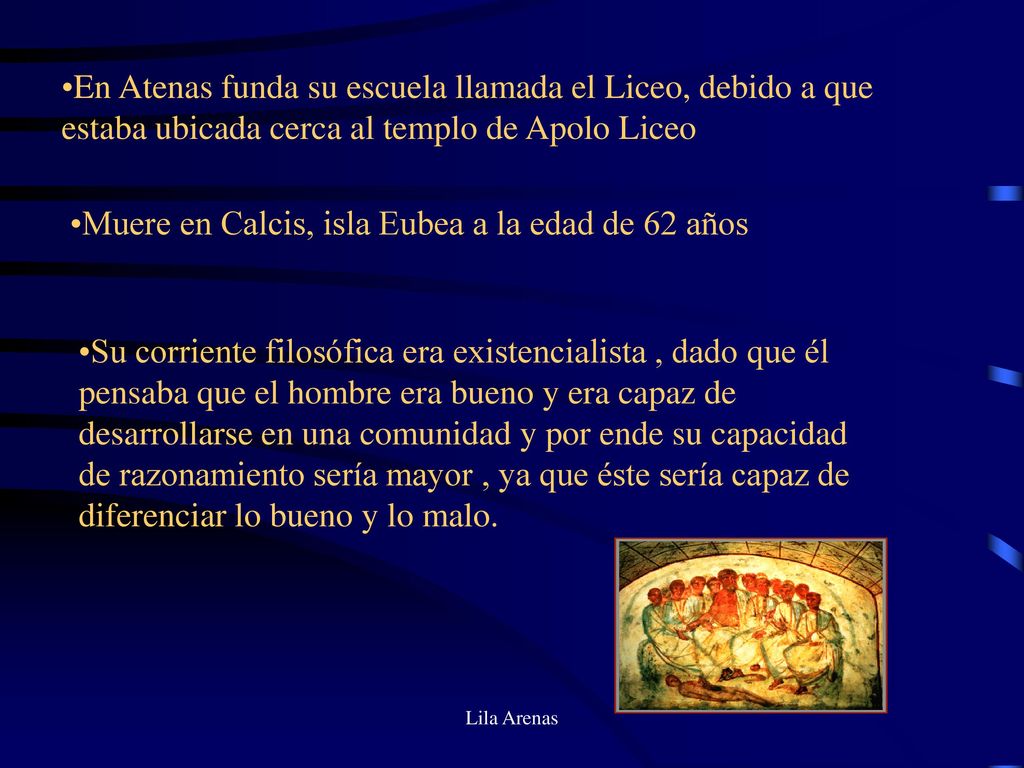 Muere en Calcis, isla Eubea a la edad de 62 años