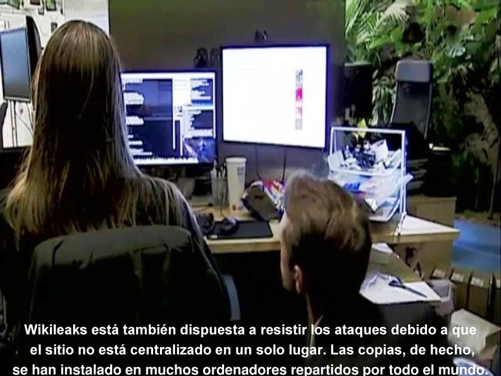 Wikileaks está también dispuesta a resistir los ataques debido a que