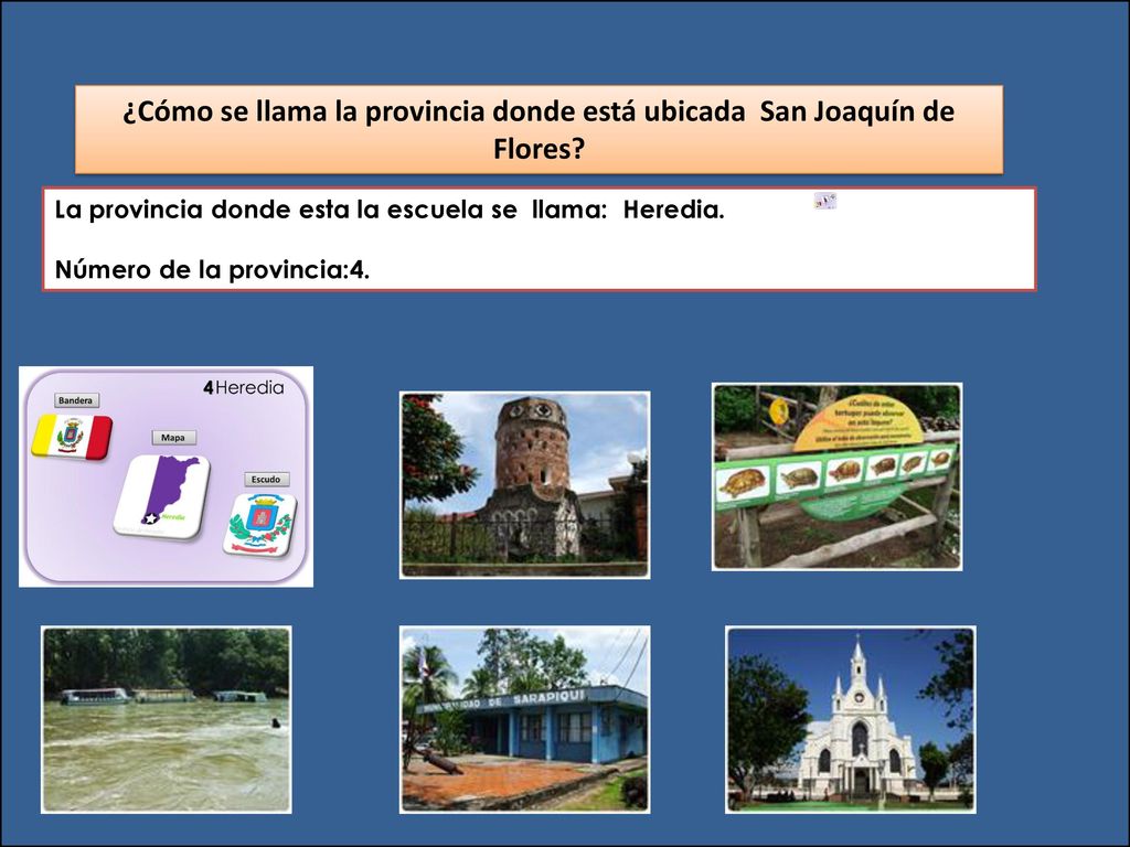 ¿Cómo se llama la provincia donde está ubicada San Joaquín de Flores