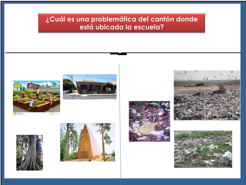 ¿Cuál es una problemática del cantón donde está ubicada la escuela