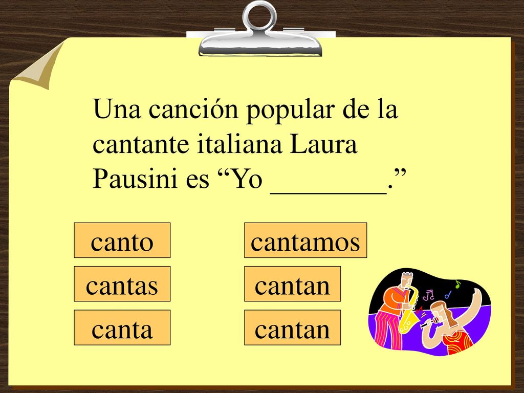 Una canción popular de la cantante italiana Laura Pausini es Yo ________.