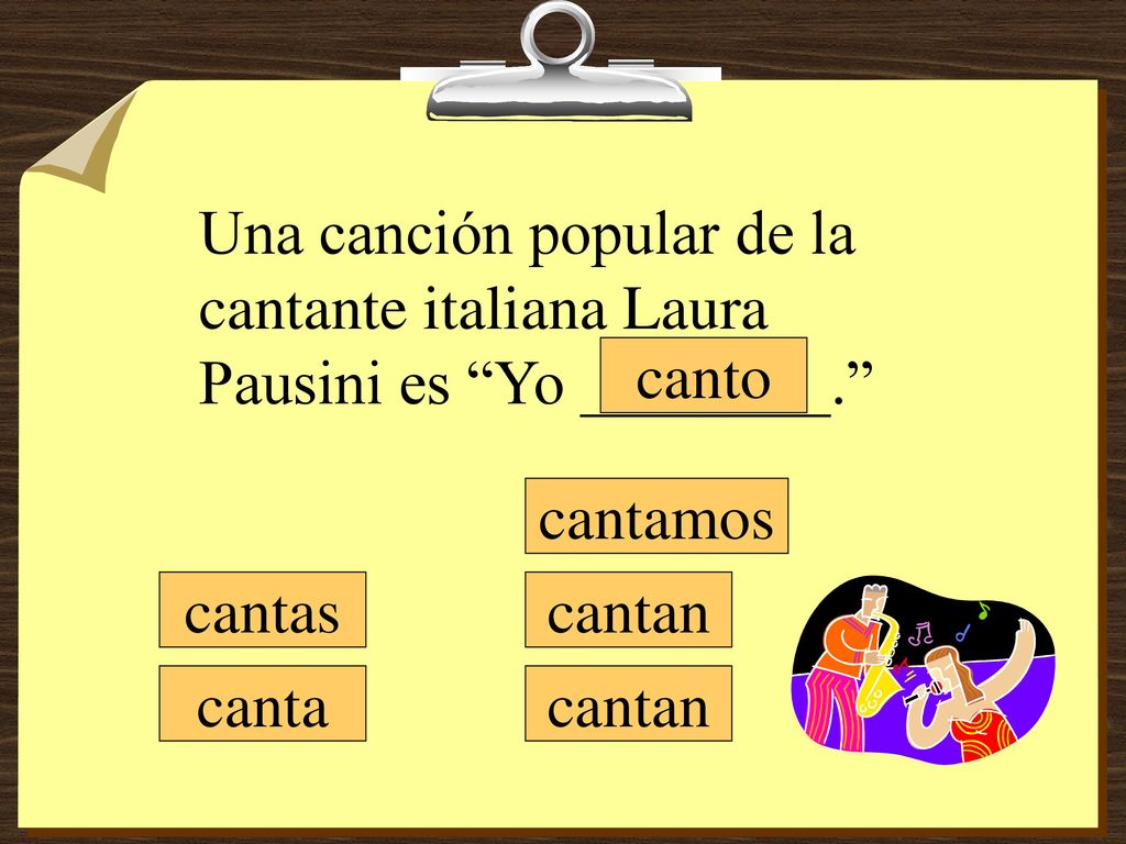Una canción popular de la cantante italiana Laura Pausini es Yo ________.