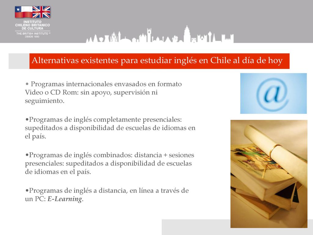 Alternativas existentes para estudiar inglés en Chile al día de hoy