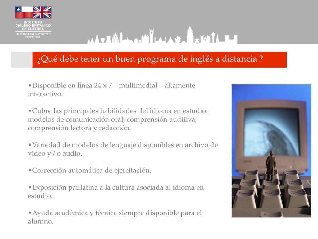 ¿Qué debe tener un buen programa de inglés a distancia