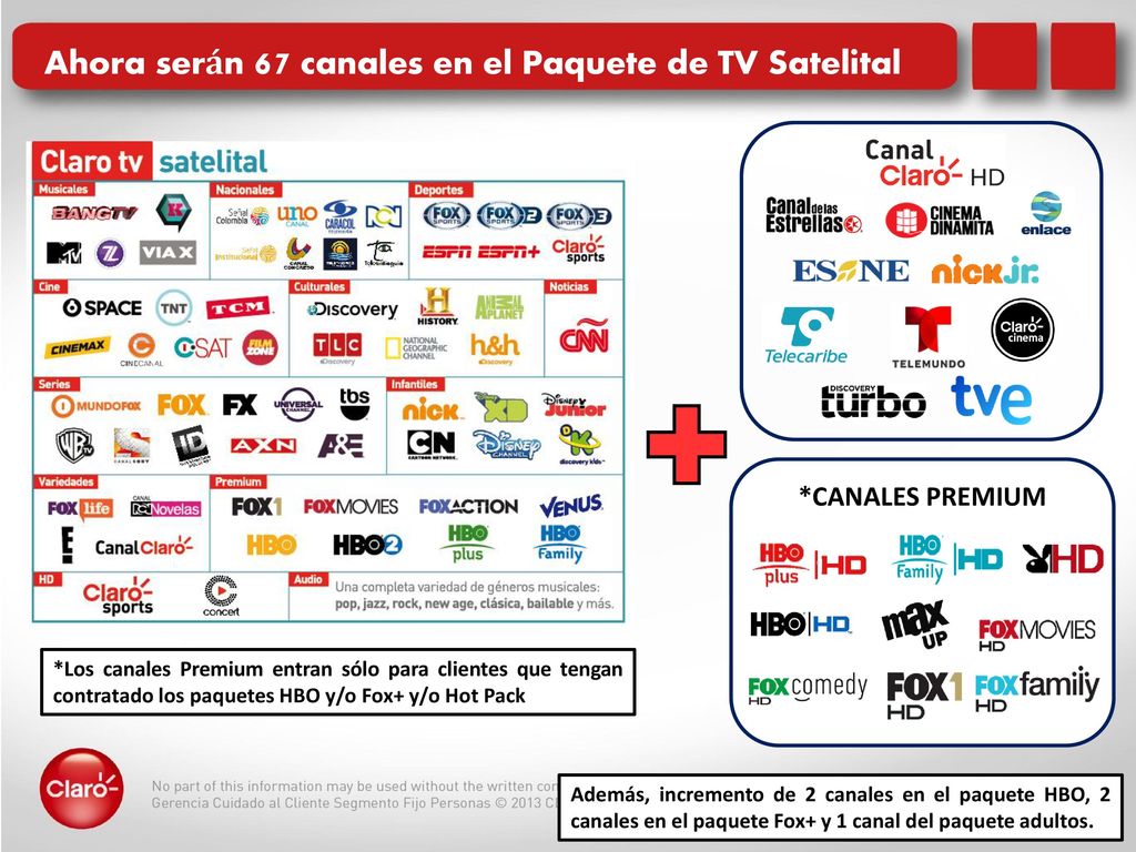 Incremento Canales TV Satelital - ppt descargar